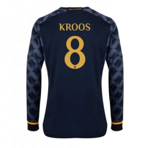 Real Madrid Toni Kroos #8 Replika Udebanetrøje 2023-24 Langærmet